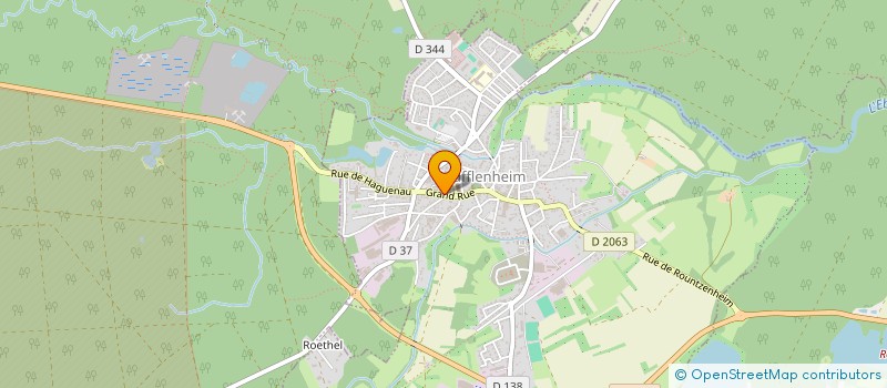 localisation de l'entreprise MONSIEUR JEAN REINHARDT  SOUFFLENHEIM