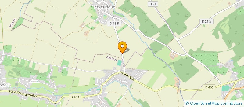 localisation de l'entreprise MONSIEUR JEAN REINHART  MUESPACH-LE-HAUT