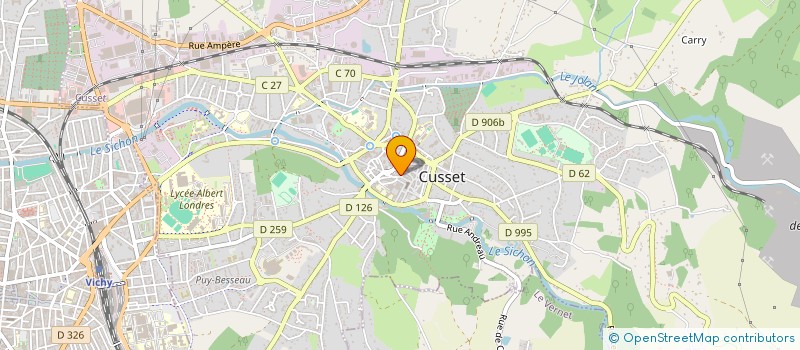 localisation de l'entreprise MONSIEUR JEAN REMBERT à CUSSET