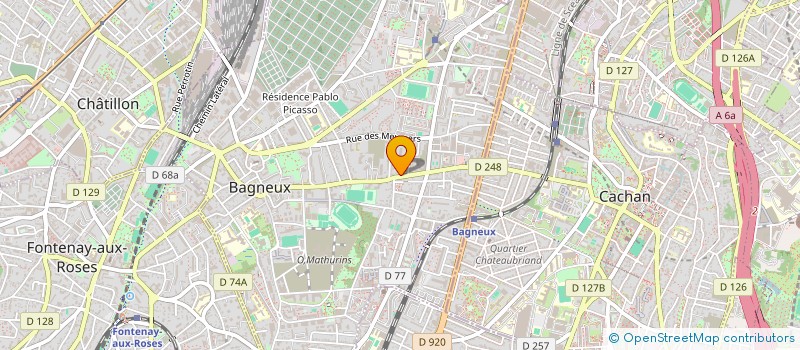 localisation de l'entreprise MONSIEUR JEAN-REMI BERTEL à BAGNEUX