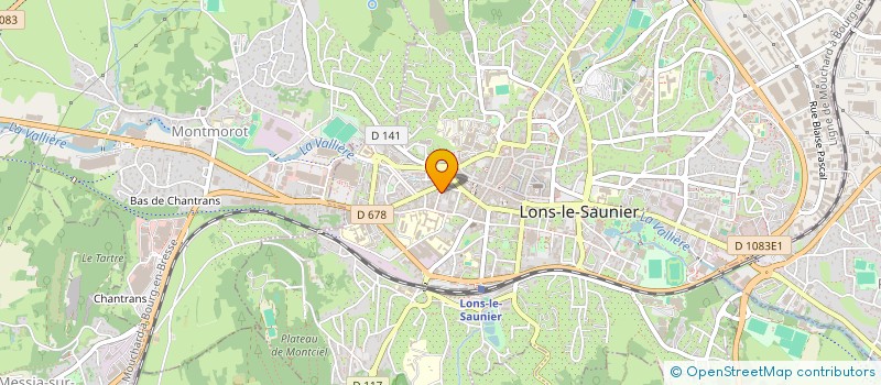 localisation de l'entreprise MONSIEUR JEAN REMOND à LONS-LE-SAUNIER