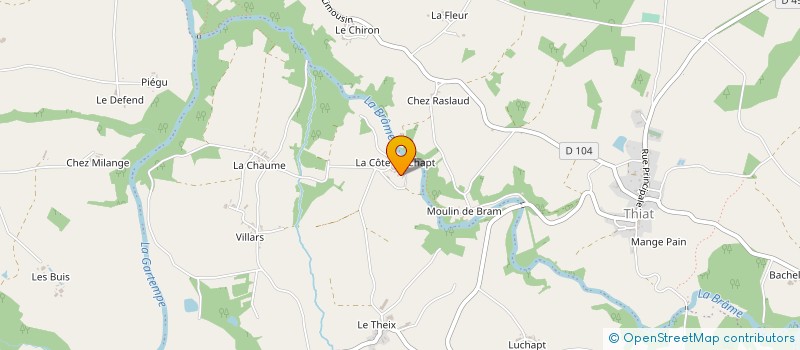 localisation de l'entreprise MONSIEUR JEAN REMONDIERE à VAL-D'OIRE-ET-GARTEMPE