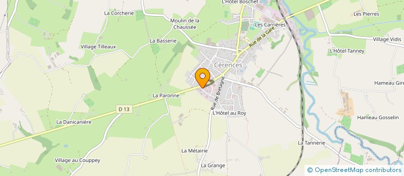 localisation de l'entreprise MONSIEUR JEAN REMOUE à CERENCES