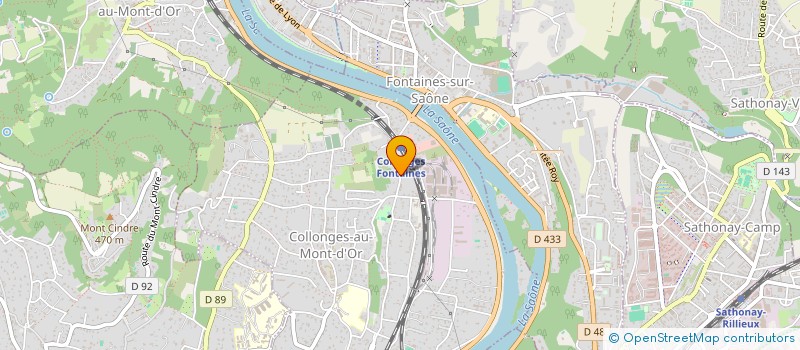 localisation de l'entreprise MONSIEUR JEAN REMY  COLLONGES-AU-MONT-D'OR