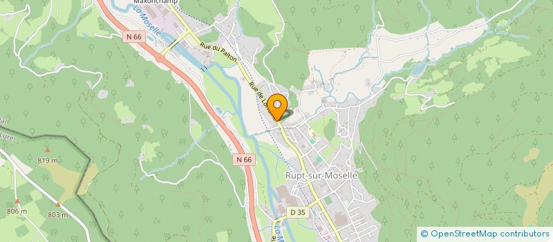 localisation de l'entreprise MONSIEUR JEAN REMY  RUPT-SUR-MOSELLE