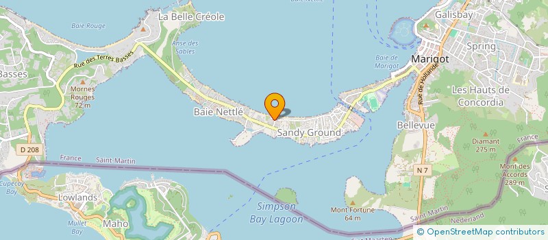 localisation de l'entreprise MONSIEUR JEAN REMY  SAINT MARTIN