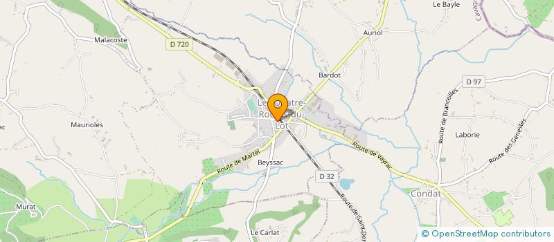 localisation de l'entreprise MONSIEUR JEAN-REMY BAYLE  LE VIGNON-EN-QUERCY