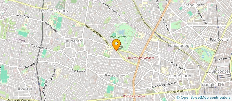 localisation de l'entreprise MONSIEUR JEAN REMY BOUINEAU  BORDEAUX