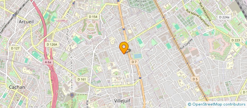 localisation de l'entreprise MONSIEUR JEAN-REMY COURBARD à VILLEJUIF