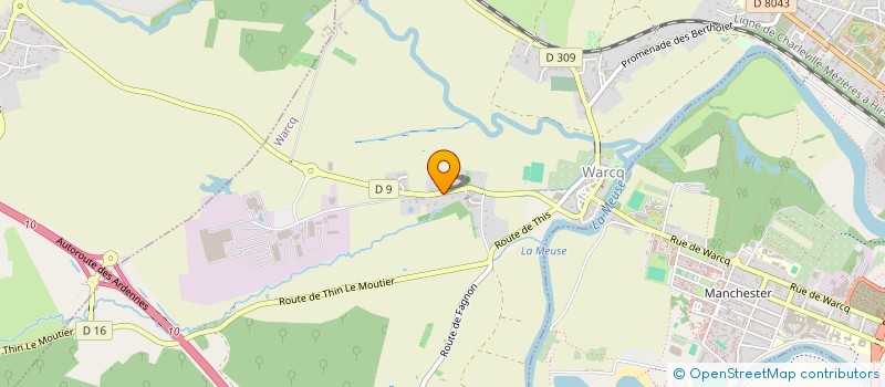 localisation de l'entreprise MONSIEUR JEAN-REMY DROUART  WARCQ