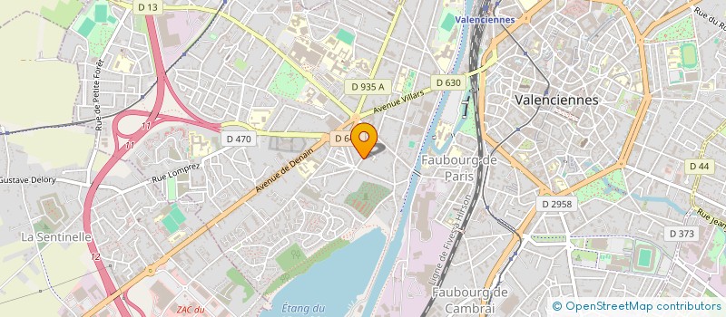 localisation de l'entreprise MONSIEUR JEAN-REMY FLOURET à VALENCIENNES