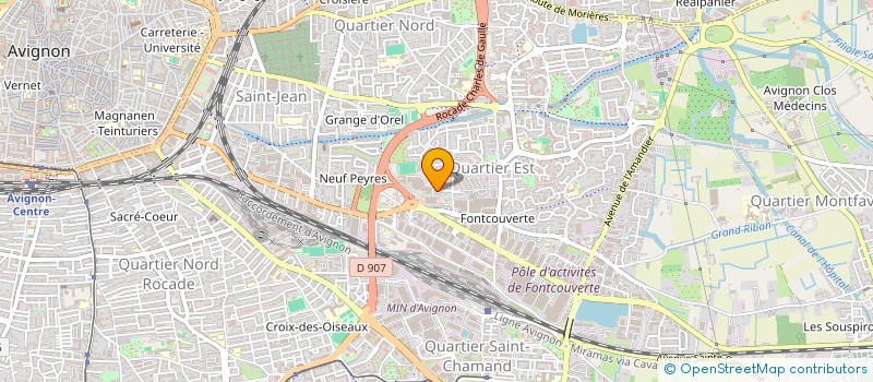 localisation de l'entreprise MONSIEUR JEAN-REMY GOFFINET  AVIGNON