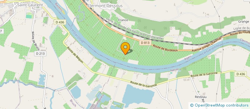 localisation de l'entreprise MONSIEUR JEAN REMY GROB  CLERMONT-DESSOUS