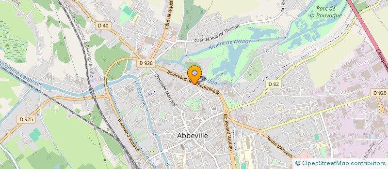 localisation de l'entreprise MONSIEUR JEAN-REMY HAAS à ABBEVILLE