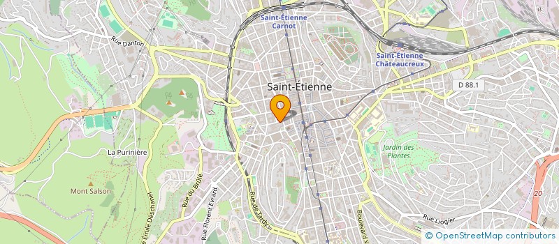 localisation de l'entreprise MONSIEUR JEAN-REMY JOUMARD  SAINT-ETIENNE