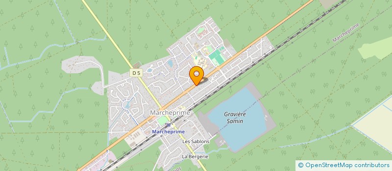 localisation de l'entreprise MONSIEUR JEAN-REMY LAURENCON  MARCHEPRIME