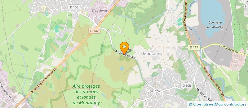 localisation de l'entreprise MONSIEUR JEAN-REMY LINARES  MONTAGNY