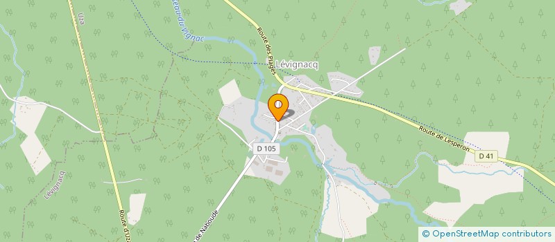 localisation de l'entreprise MONSIEUR JEAN REMY SOURGENS  LEVIGNACQ