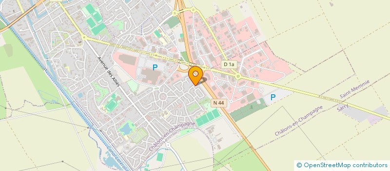 localisation de l'entreprise MONSIEUR JEAN RENANE  CHALONS-EN-CHAMPAGNE