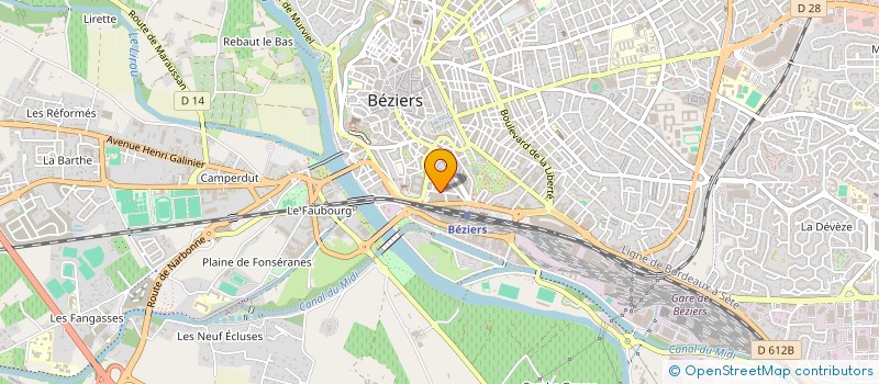 localisation de l'entreprise MONSIEUR JEAN RENARD à BEZIERS