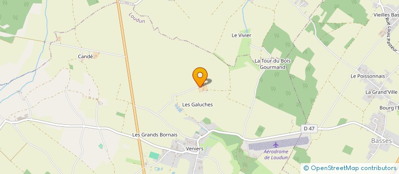 localisation de l'entreprise MONSIEUR JEAN RENARD  LOUDUN