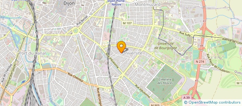 localisation de l'entreprise MONSIEUR JEAN RENARD  DIJON