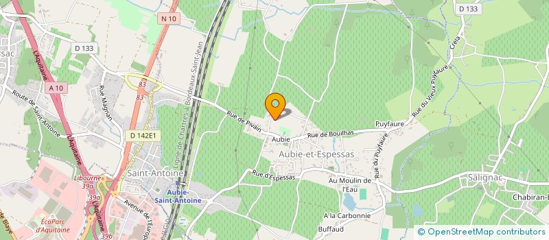 localisation de l'entreprise MONSIEUR JEAN RENAT  VAL DE VIRVEE