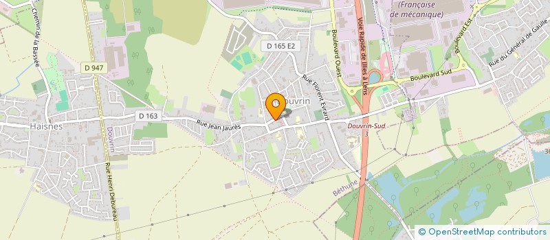 localisation de l'entreprise MONSIEUR JEAN RENAU  DOUVRIN