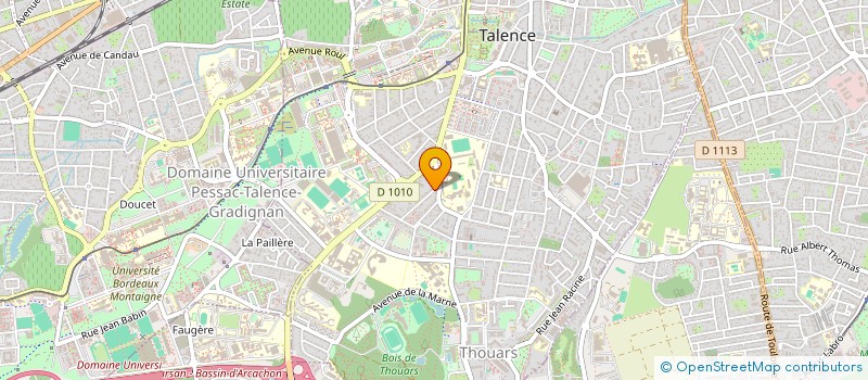 localisation de l'entreprise MONSIEUR JEAN RENAUD à TALENCE