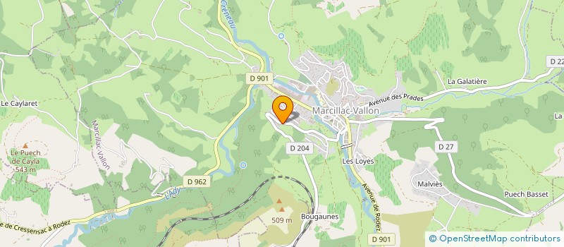 localisation de l'entreprise MONSIEUR JEAN-RENAUD GALTIER  SAINT-CHRISTOPHE-VALLON