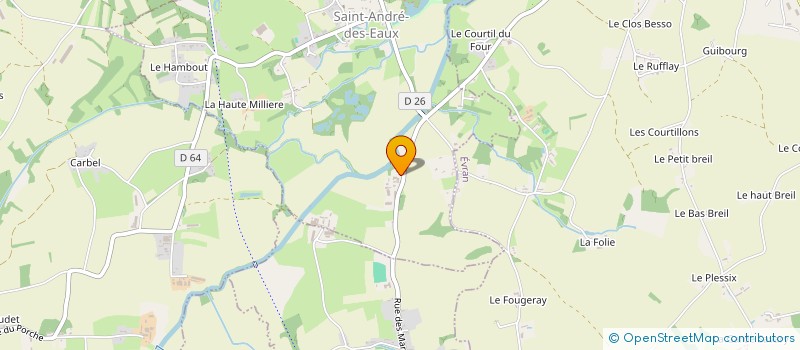 localisation de l'entreprise MONSIEUR JEAN RENAULT à SAINT-ANDRE-DES-EAUX