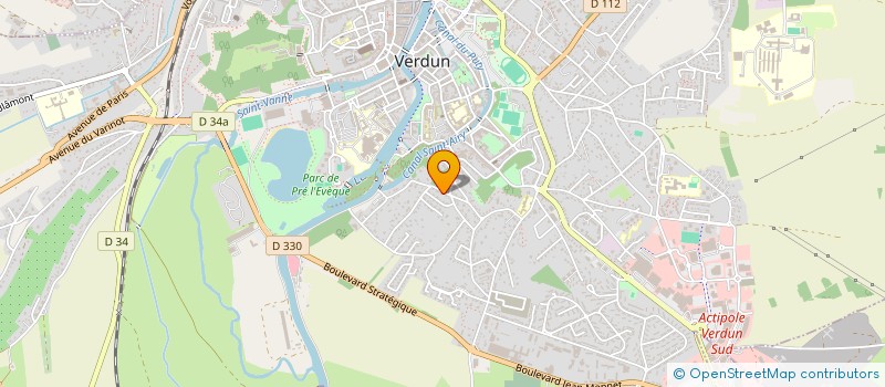 localisation de l'entreprise MONSIEUR JEAN RENAUX à VERDUN