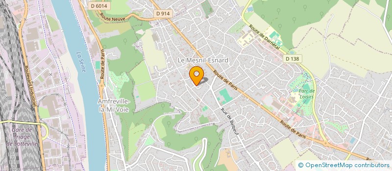 localisation de l'entreprise MONSIEUR JEAN RENE  LE MESNIL-ESNARD