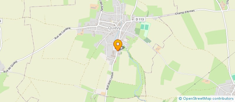 localisation de l'entreprise MONSIEUR JEAN-RENE ALIZARD à QUIEVY
