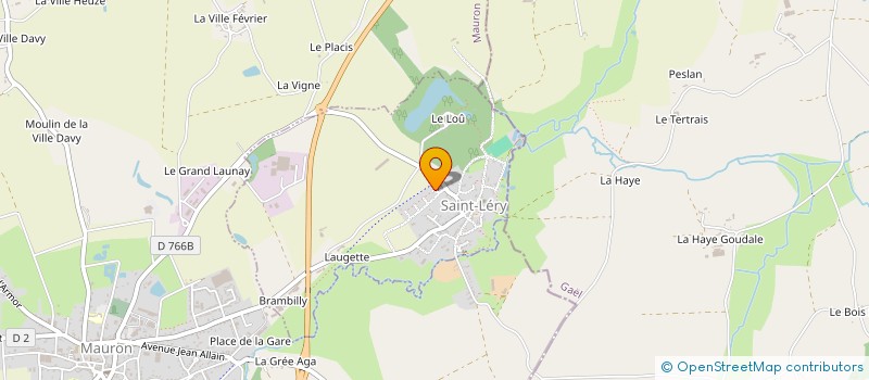 localisation de l'entreprise MONSIEUR JEAN-RENE AVENEL à SAINT-LERY