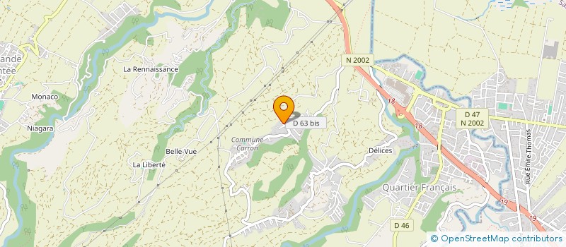 localisation de l'entreprise MONSIEUR JEAN RENE BANCALIN  SAINTE-SUZANNE