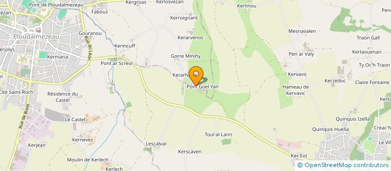 localisation de l'entreprise MONSIEUR JEAN-RENE BIANNIC  PLOUGUIN