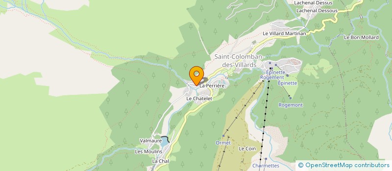 localisation de l'entreprise MONSIEUR JEAN-RENE BOZON-VIAILLE à ST COLOMBAN DES VILLARDS