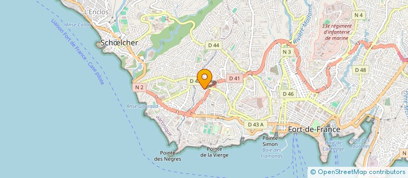 localisation de l'entreprise MONSIEUR JEAN RENE CHAULEAU à FORT-DE-FRANCE