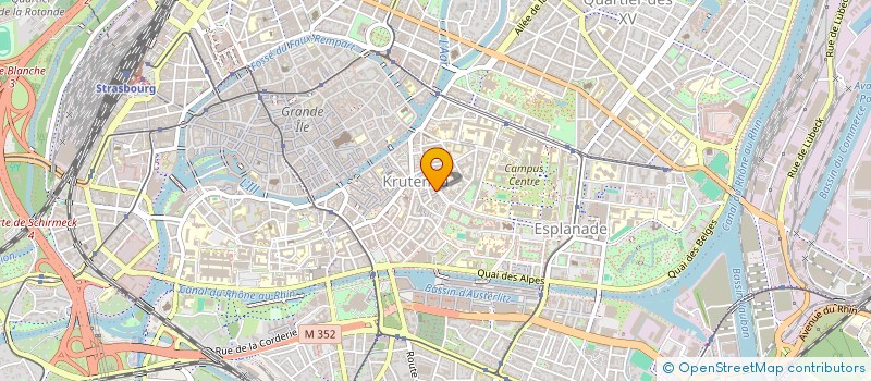 localisation de l'entreprise MONSIEUR JEAN RENE DENLIKER à STRASBOURG