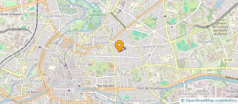 localisation de l'entreprise MONSIEUR JEAN-RENE ELUARD  RENNES