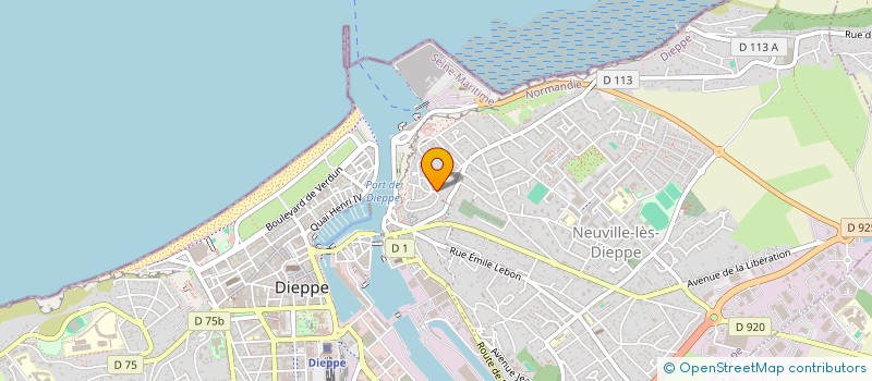 localisation de l'entreprise MONSIEUR JEAN-RENE FOLLIOT  DIEPPE