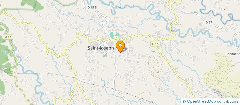 localisation de l'entreprise MONSIEUR JEAN-RENE GAULTEAU  SAINT-JOSEPH