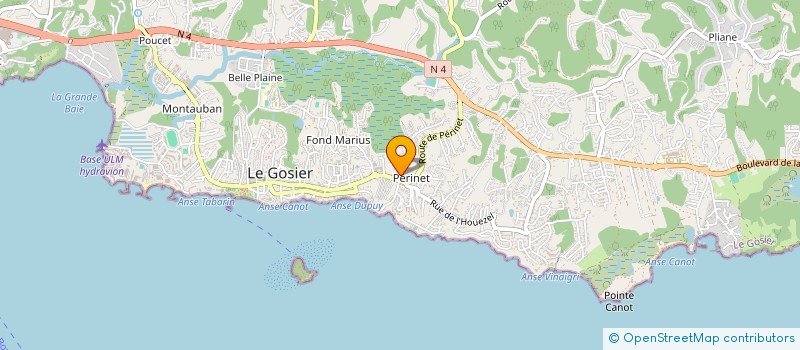 localisation de l'entreprise MONSIEUR JEAN RENE GRAND-BOIS à LE GOSIER