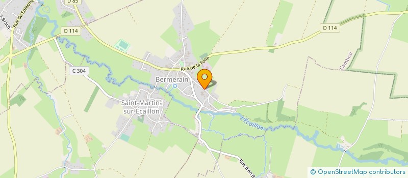 localisation de l'entreprise MONSIEUR JEAN-RENE HUART  BERMERAIN