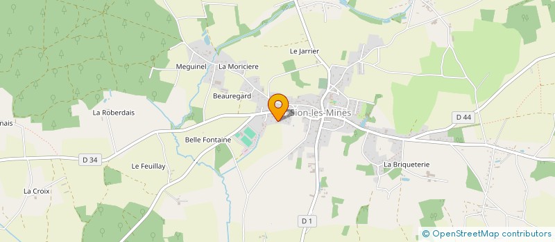 localisation de l'entreprise MONSIEUR JEAN-RENE LALLOUE  MOUAIS