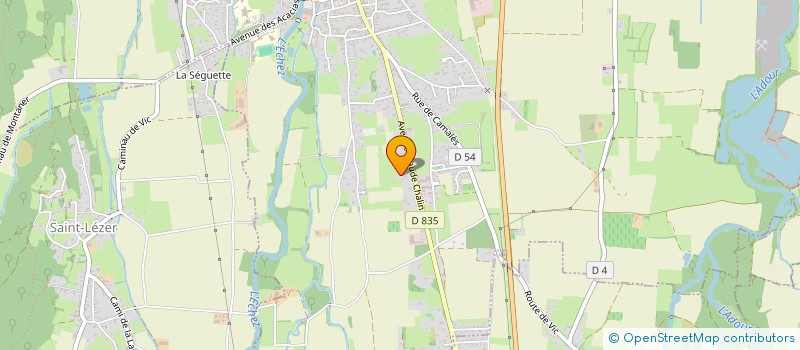 localisation de l'entreprise MONSIEUR JEAN-RENE LAOUSSE  VIC-EN-BIGORRE