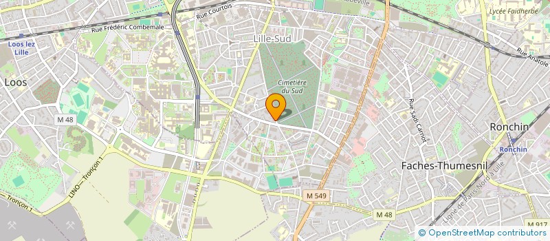 localisation de l'entreprise MONSIEUR JEAN-RENE LASALLE à LILLE