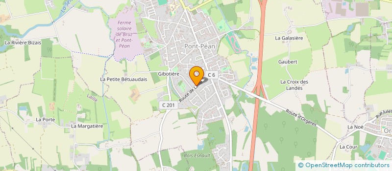 localisation de l'entreprise MONSIEUR JEAN-RENE LEFRANC  PONT-PEAN