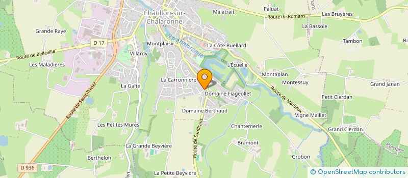 localisation de l'entreprise MONSIEUR JEAN-RENE LOUBAT  CHATILLON-SUR-CHALARONNE